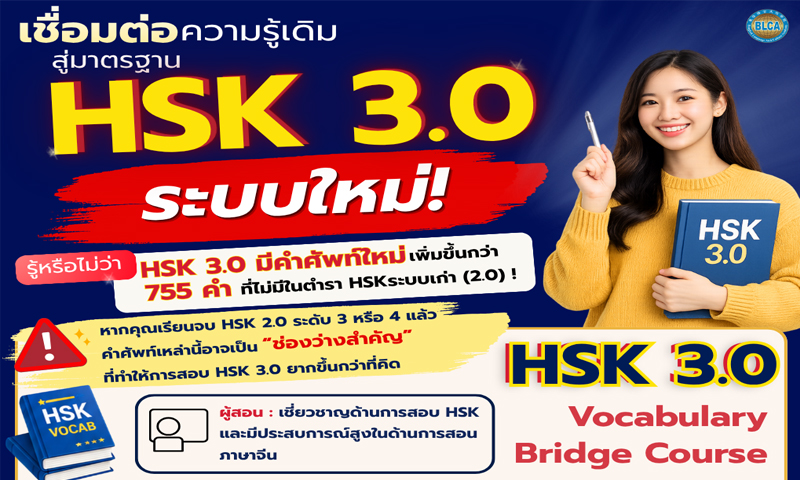 HSK 3.0 Vocabulary Bridge Course